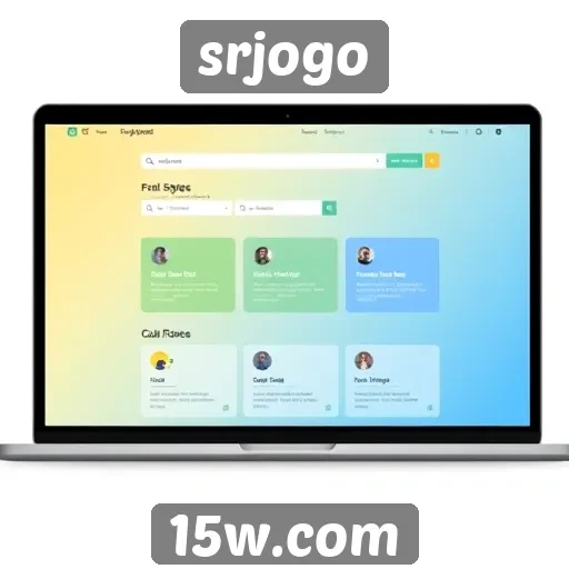 análise da interface do site srjogo para usuários
